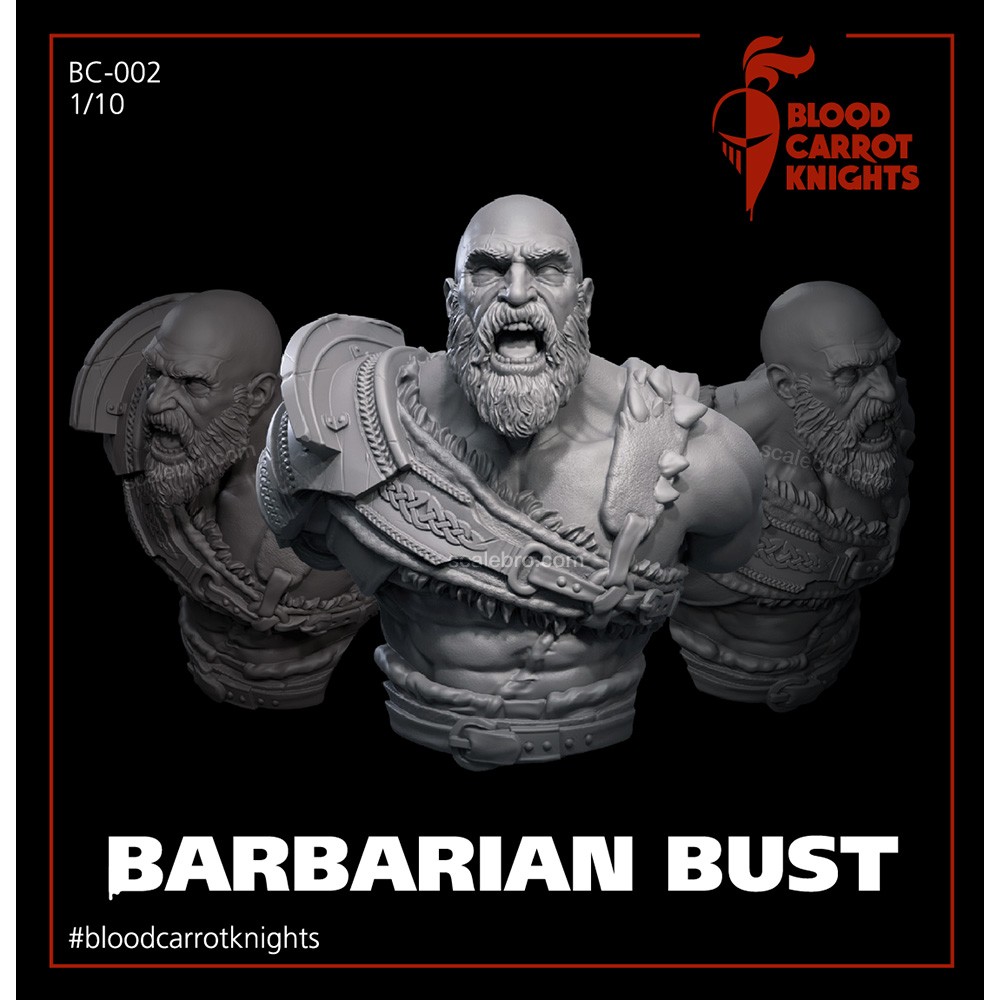 Barbarian Bust 1/10