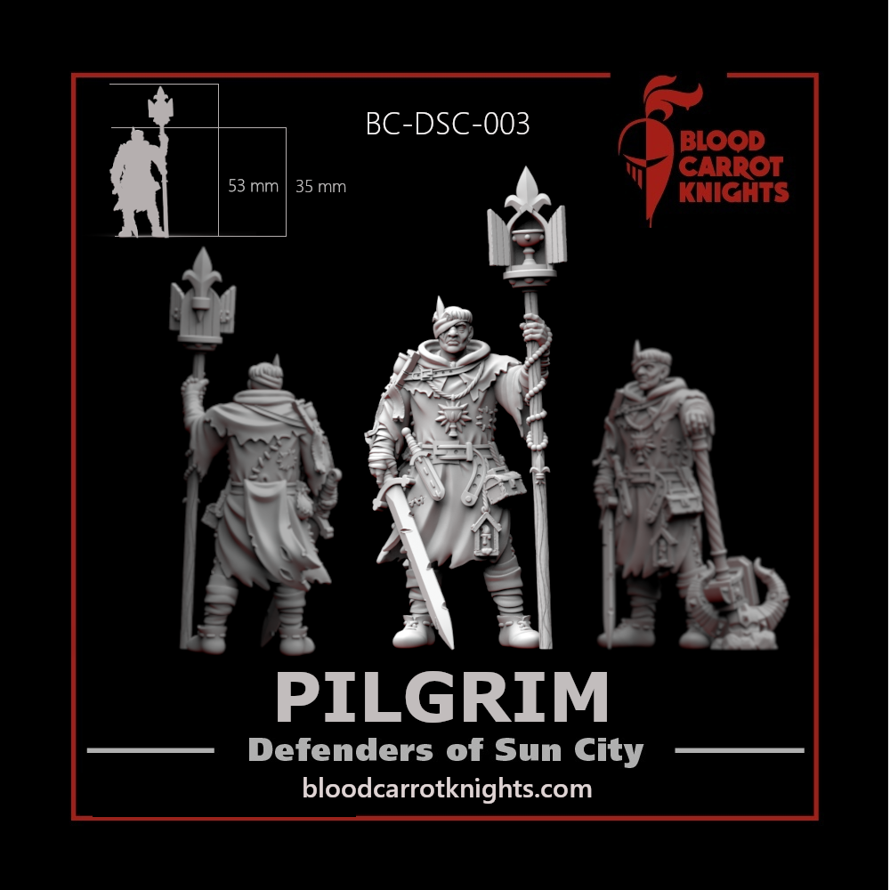 BloodCarrotKnights - The Pilgrim 28mm