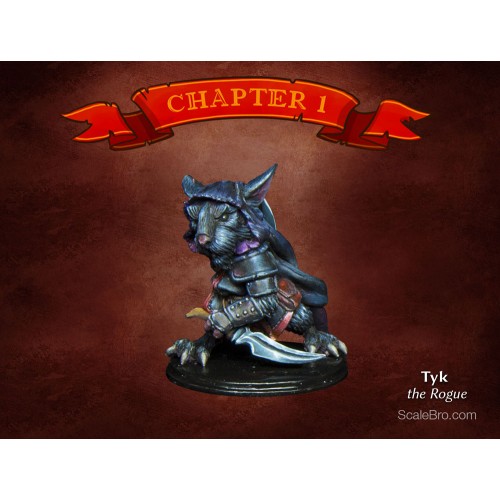 for Mice and Mystics tabletop resin kit vol.1 28 mm miniature Mouse Squad 