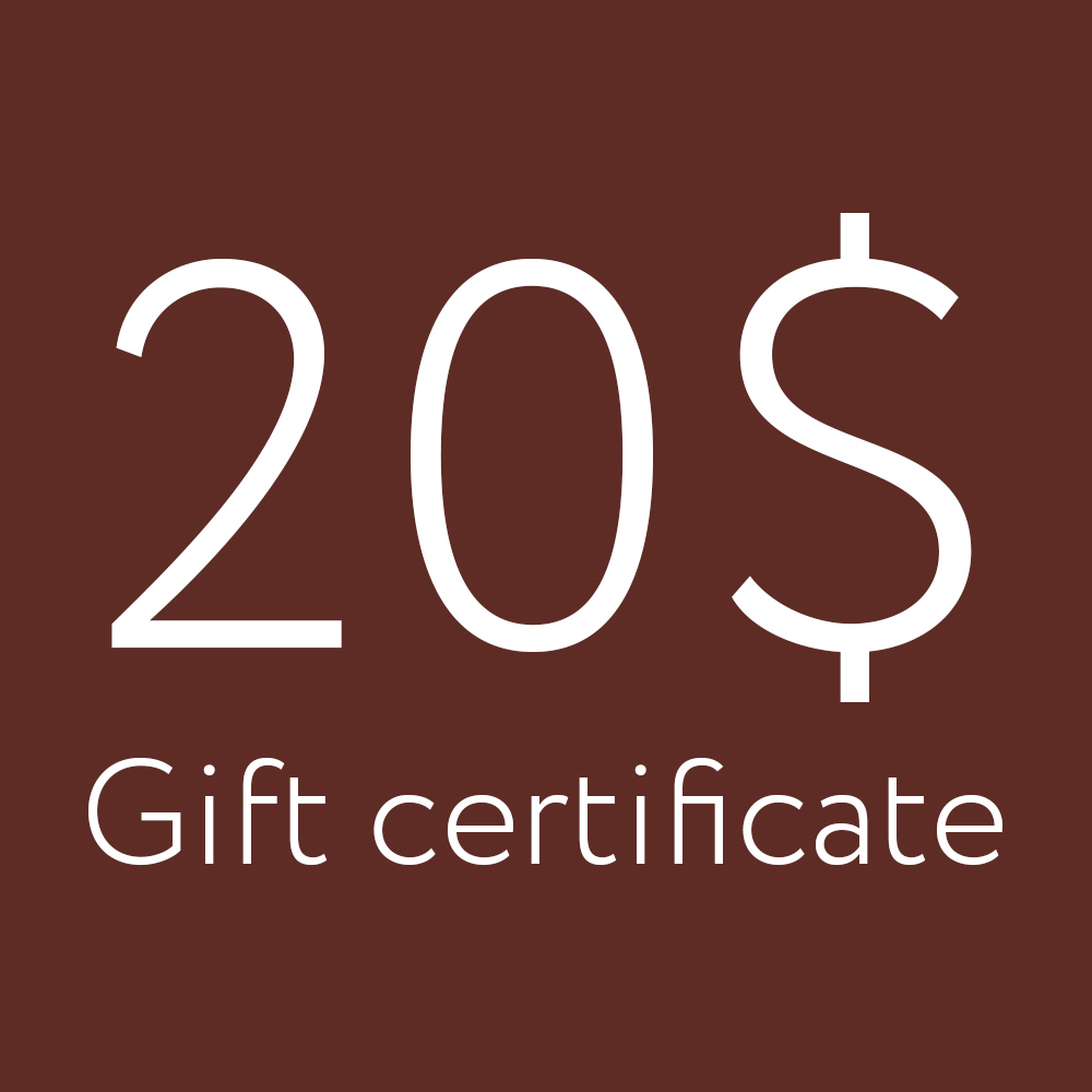 Gift certificate 20$
