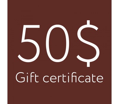 Gift certificate 50$